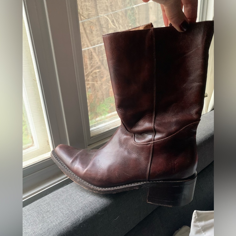 Brown leather Frye Boots